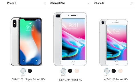 新型iPhone比較1