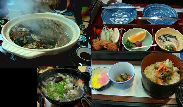 03赤穂坂越の牡蠣尽くしの昼食