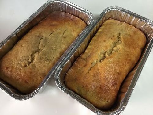 107バナナとクルミのパウンドケーキ