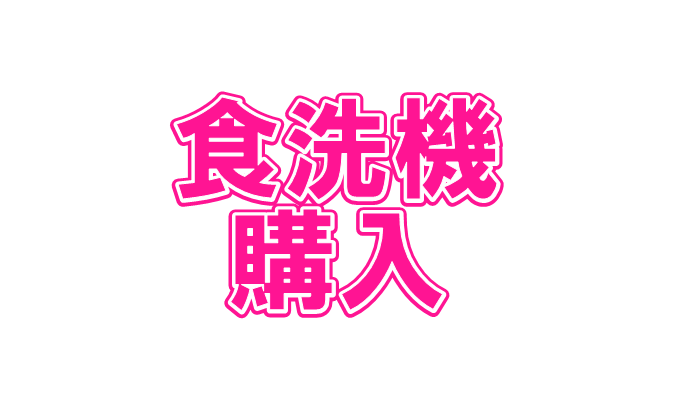 食洗機購入