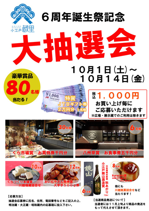 6周年大抽選会