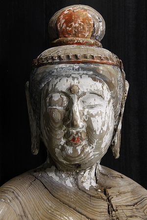 木彫裸形辨財天立像 (裸弁財天) : 骨董・古美術品オークション 木彫裸形辨財天立像 (裸弁財天) : 骨董・古美術品オークション
