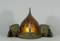 兜 骨董品 白檀塗烏帽子兜 : 骨董・古美術品オークション 古裂會 ＜今日の