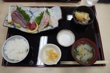 道の駅「山川」にて食べた刺身定食 6