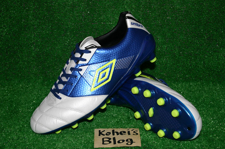 アクセレイター SJ 4(レッド×ブルー) 27.5 サッカースパイク サッカースパイク アクセレイターRB JR WIDE HG UF5SFCB1J