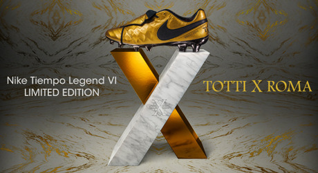 【国内100足限定】ナイキ　ティエンポ6 トッティ×ローマ　27.5 トッティ】 ティエンポレジェンド6 FG Totti X Roma 2500足限定