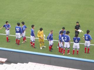 試合前
