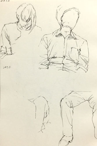 電車クロッキー-180711-01