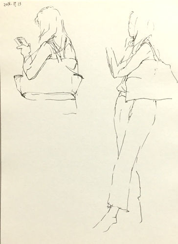 電車クロッキー-180713-01