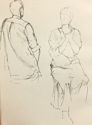 電車クロッキー2018-07-24