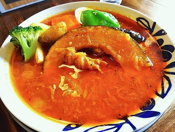 カレーのアップ