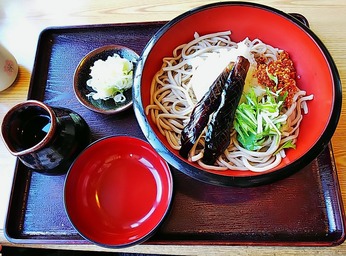 ごま辛茄子おろし蕎麦