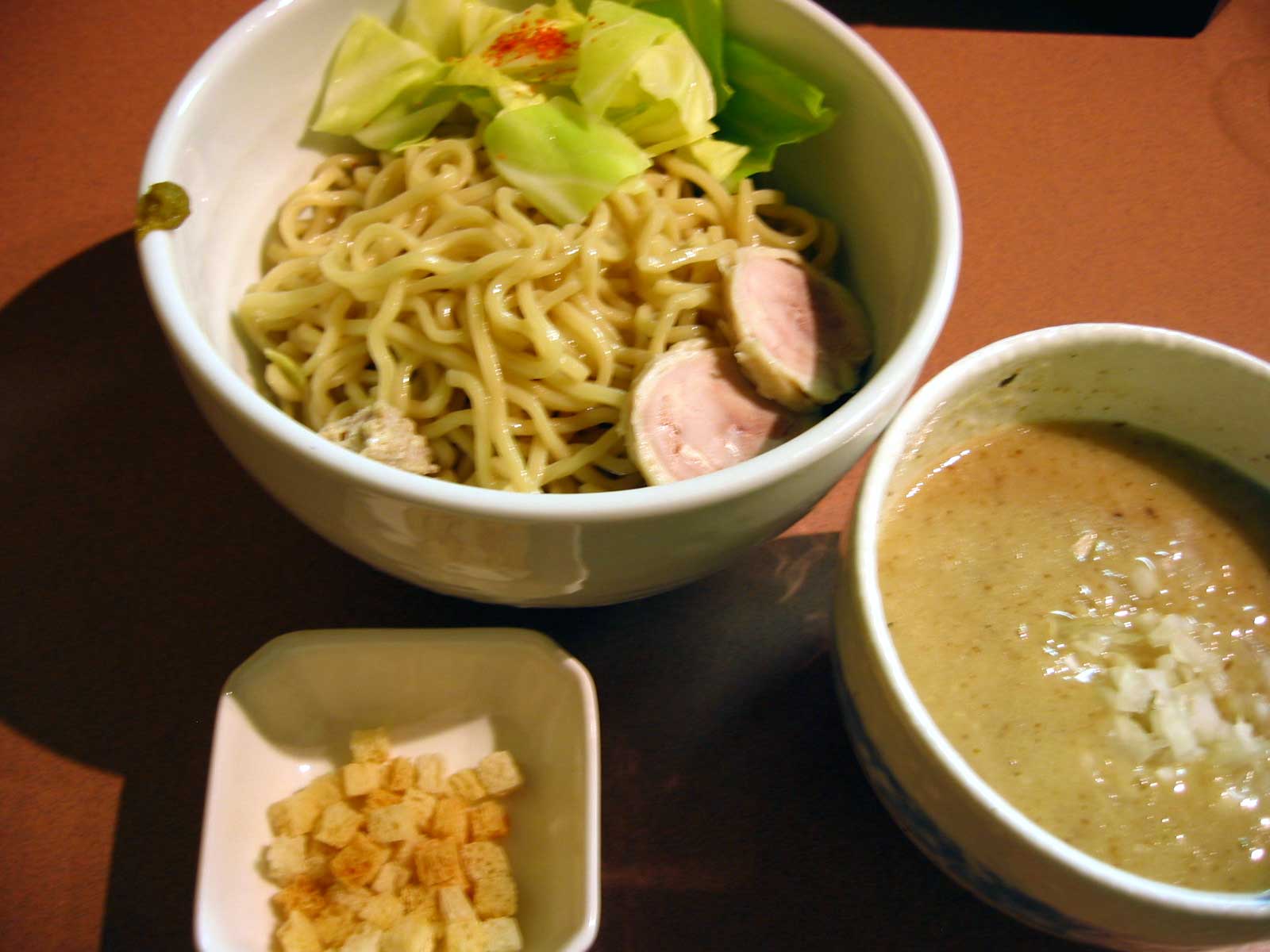 元(限定 濃厚鶏ポタ塩つけ麺 中盛900円)@新高島平