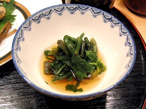 山菜煮浸し