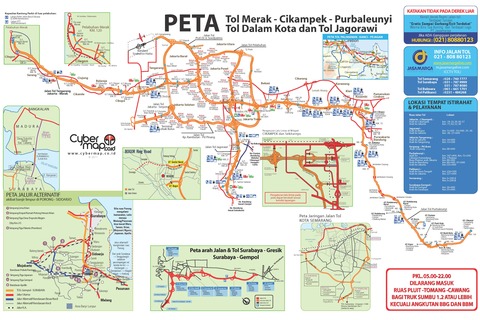 Peta Jalan Tol Jawa