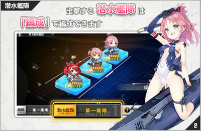 アズールレーン潜水艦隊の編成