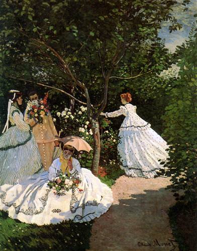 Women in the garden1866