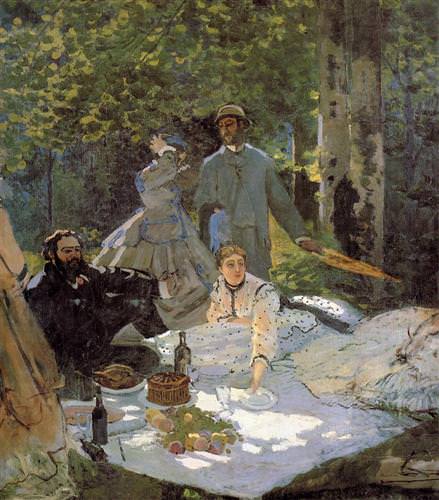 Lunch on the Grass (central panel)1865