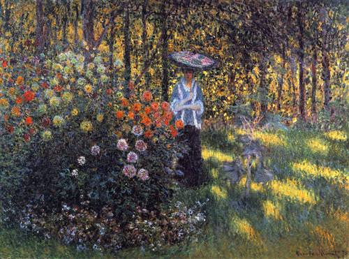 Woman with a Parasol in the Garden in Argenteuil1875