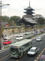 東寺と市バス
