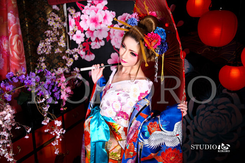 京都 花魁体験 スタジオ心