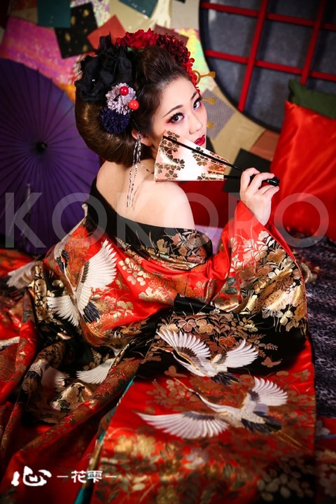 京都 花魁 体験 写真 カメラ 撮影 スタジオ 着物 ヘアメイク 化粧 旅行 観光