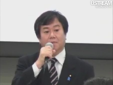 原口一博・前総務大臣 民主党「情報通信議員連盟」総会でのSB孫正義社長講演108