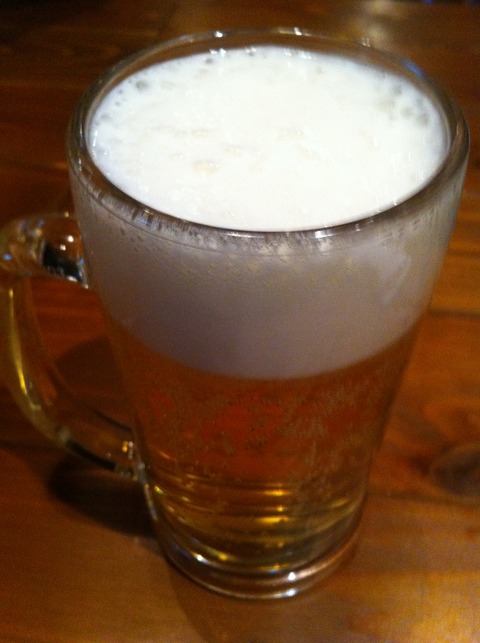 ビール。
