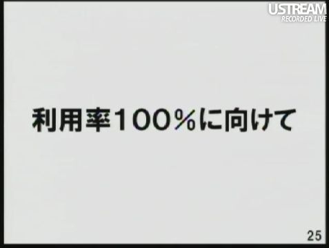 利用率100%に向けて 孫正義社長記者会見25