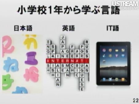 小学校1年から学ぶ言語 田原総一朗×孫正義 白熱対談スライド22