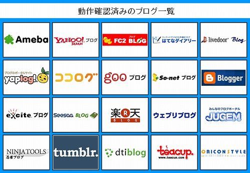つぶやきボタン動作済みブログ一覧 2bu.in2