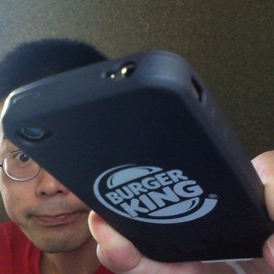 BKオリジナルiPhone4ケースを装着したところ 20120702_5