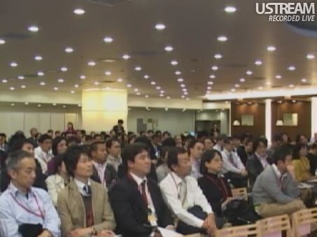 会場の客席の模様 田原総一朗×孫正義 白熱対談 会場の模様