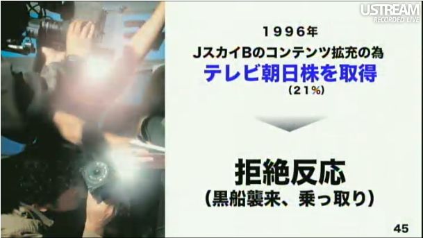 テレビ朝日株を取得 第2回ソフトバンクアカデミア公開講義50