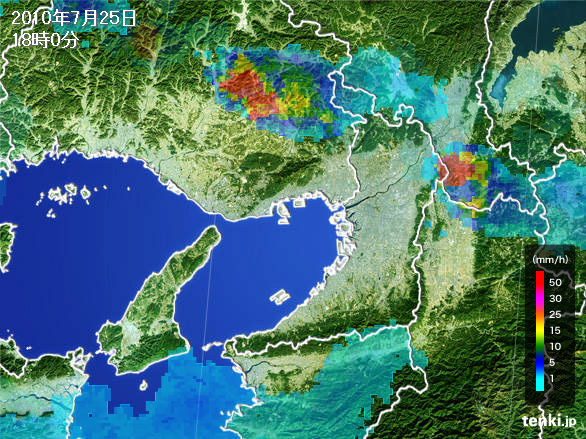 大阪の過去の天気 2010年7月25日 tenki.jp