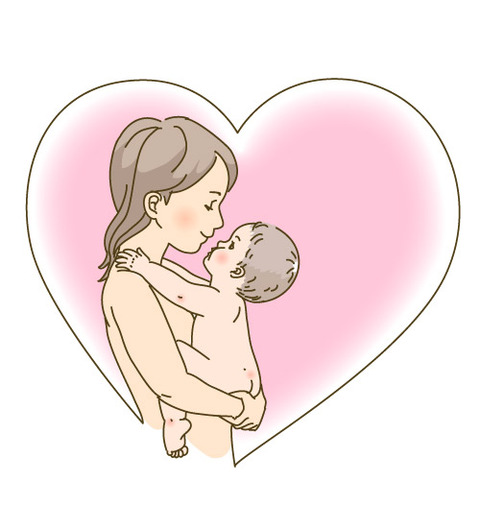 ♡の中に母子