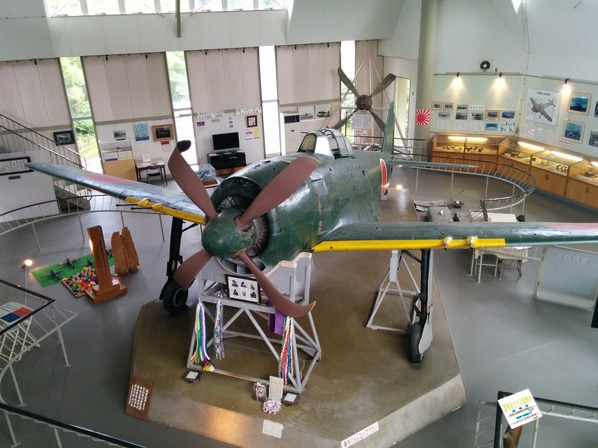 紫電改展示館にて(愛媛県)