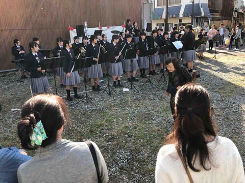 『藤の市』古知野高校オープンニング演奏