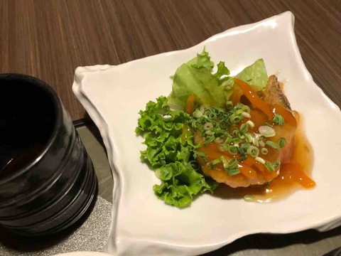 『くつろぎ空間 創作料理 まったり』たらの衣揚げ 和風野菜あん
