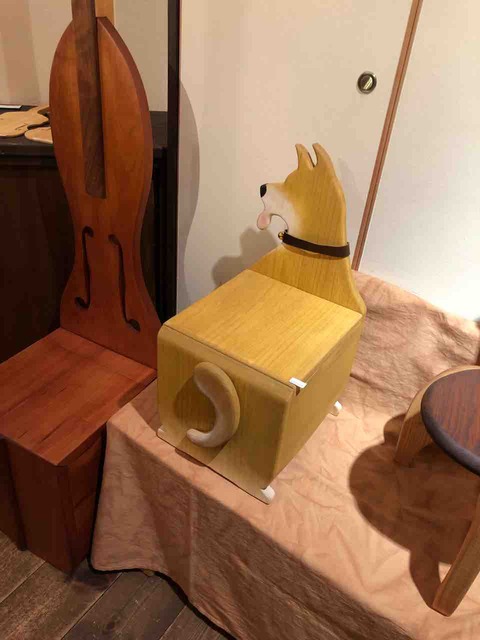 『木工 中村幸人 ―木の調べ展ー』ワンッ!