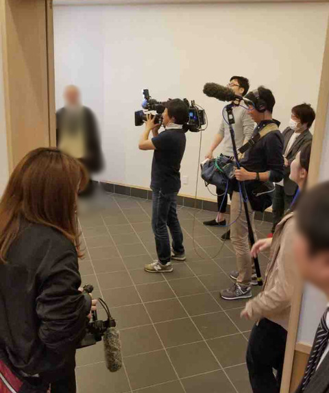 江南市テレビ局ロケ