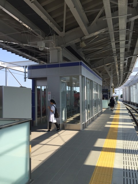 布袋駅高架新ホーム