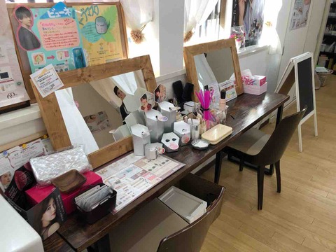『メナードフェイシャルサロン 江南松竹店』施術スペース