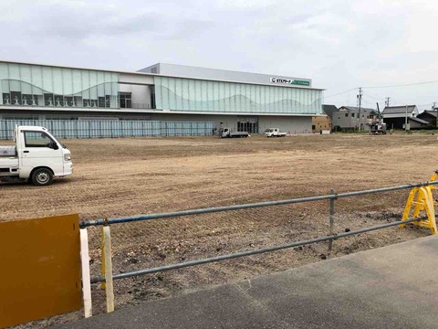 KTXアリーナ旧体育館すっかり更地