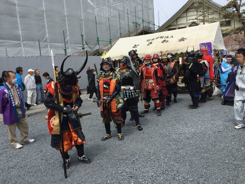江南藤まつり武将隊