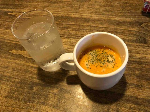 『Cafe やすらぎ屋』パプリカポタージュ
