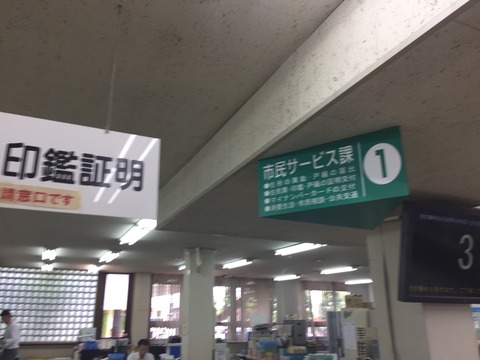 江南市役所市民サービス課