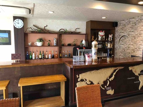 『Cafe dining いかだ家』店内