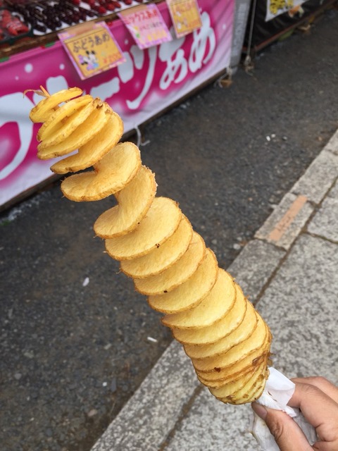 江南藤まつりトルネードポテト