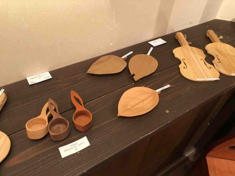 『木工 中村幸人 ―木の調べ展ー』お皿やスプーン
